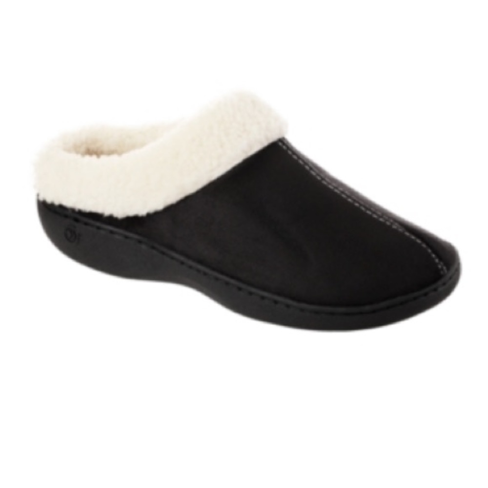 Isotoner Microfiber Signature Marla Hoodback Slippers